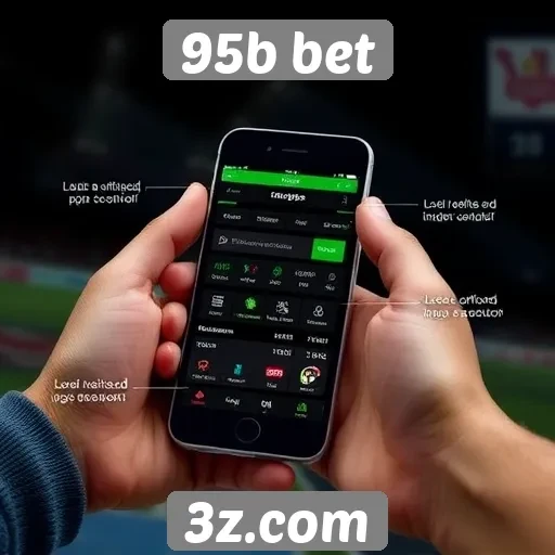 Funcionalidade do aplicativo móvel 95b bet